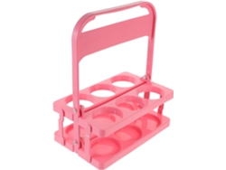 Portavasos Plegable Para 6 Botellas De Pp, Práctico Soporte Para Agua
