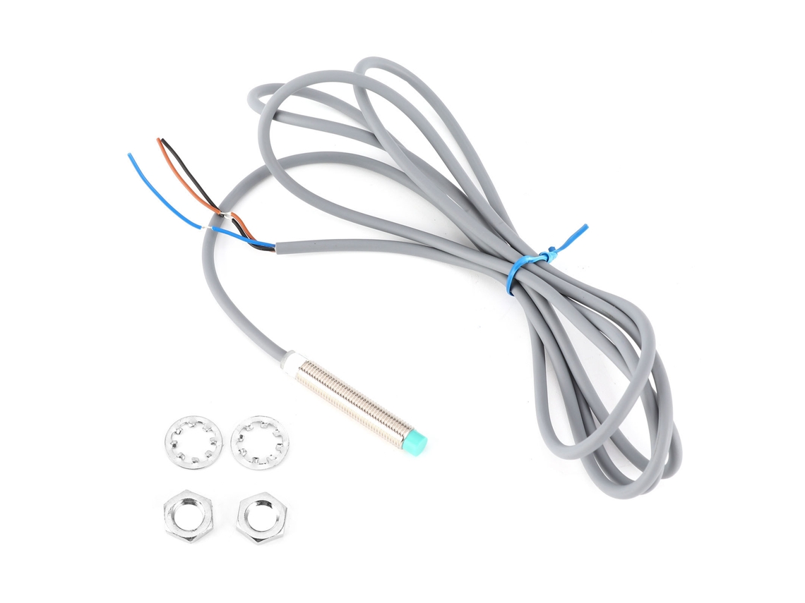 Sensor De Proximidad Berm De 3 Hilos Con Cabezal Cilíndrico, 10-30 V Cc, Bem08-02-nb