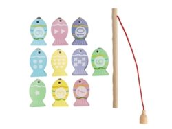 2026-juego De Pesca Magnética Para Niños Bloques De Madera Números Juguete De Educación Temprana Regalo Tipo A