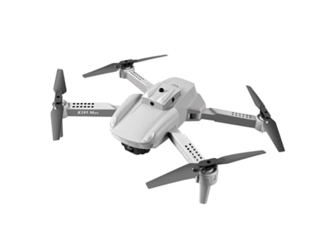 Mini dron K105 Max con cámara única 4K Evitación inteligente de obstáculos (3 baterías - Duración de la batería: 15 min - Gris)