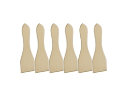 Juego de 6 espátulas raclette de madeira - 589703 METALTEX