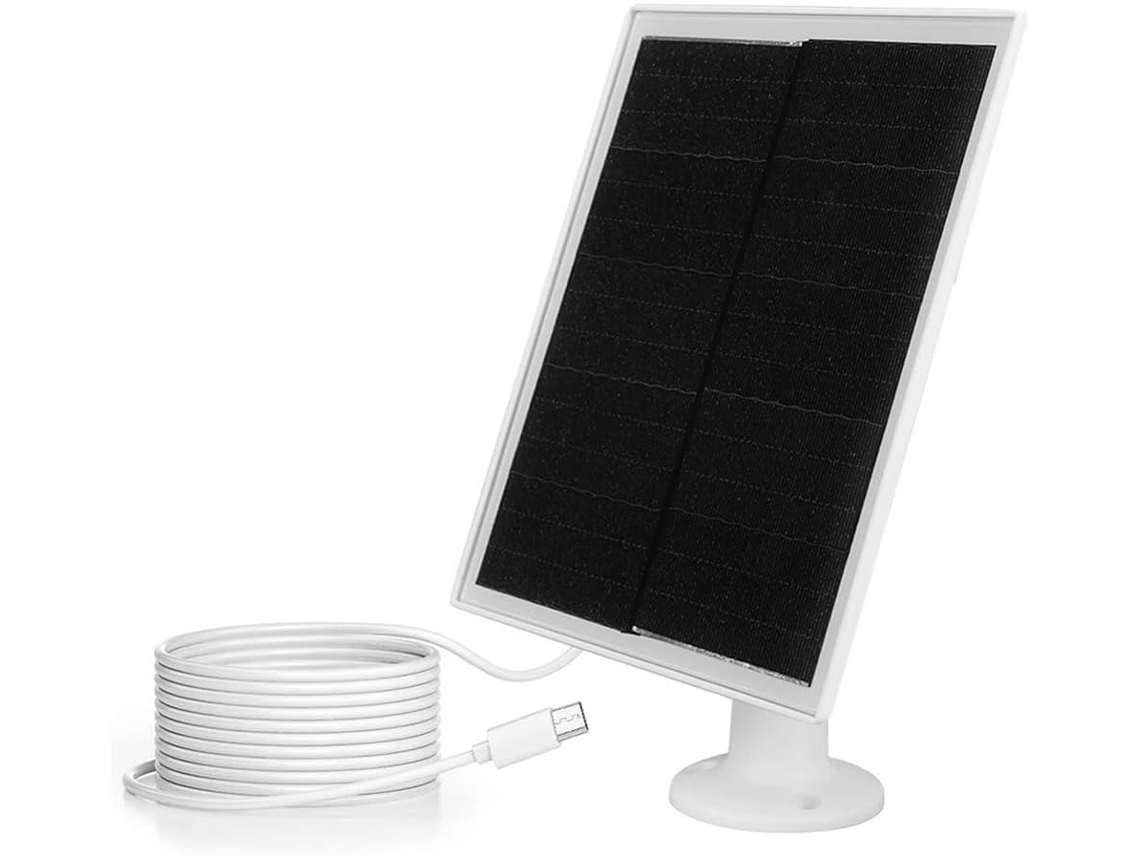 Cargador Solar De 10 W Y 5 V Para Cámaras Con Batería Recargable, Resistente Al Agua Ip65, Micro-usb.