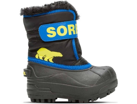 Botas de esqui Unisex SOREL Neve Snow Commander Negro para Esquí (EU 23)