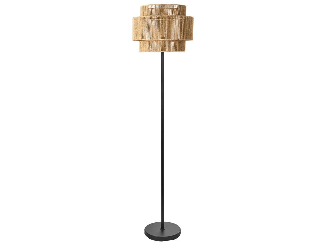 Beliani Wokiro Lámpara de Pie Hierro Natural 40x40x158
