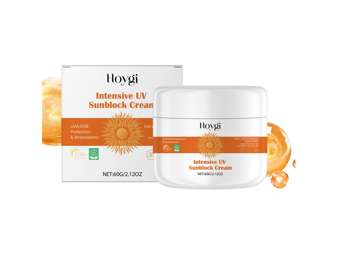 Crema hidratante antiedad con protección solar.