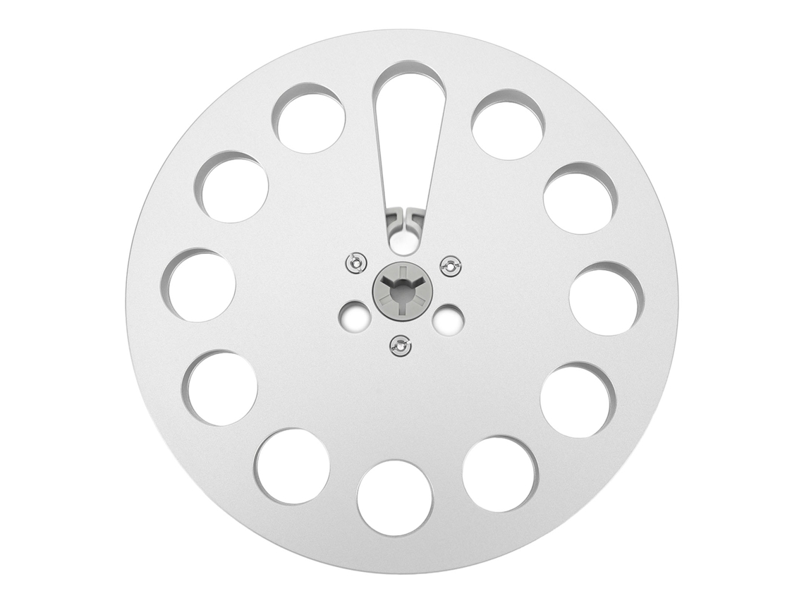 Carrete De Cinta Vacío De Aleación De Aluminio De 7 Pulgadas Para Grabadoras Studer Revox Silver De Bobina De 1/4 De Pulgada.