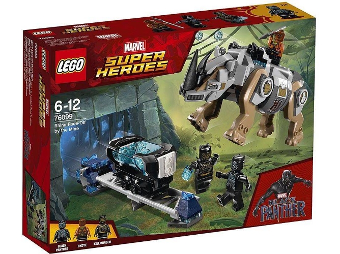 LEGO Super Heroes: Enfrentamiento de rinocerontes junto a la mina - 76099 (Edad Mínima: 6 - 229 Piezas)