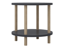 Mesa auxiliar Ves 49xø42 cm gris [EN.CASA]
