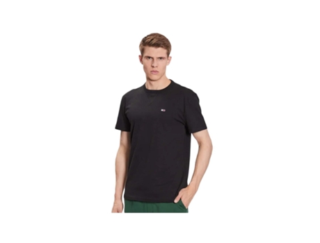 Camiseta TOMMY JEANS Algodón para Hombre (XL - Negro)