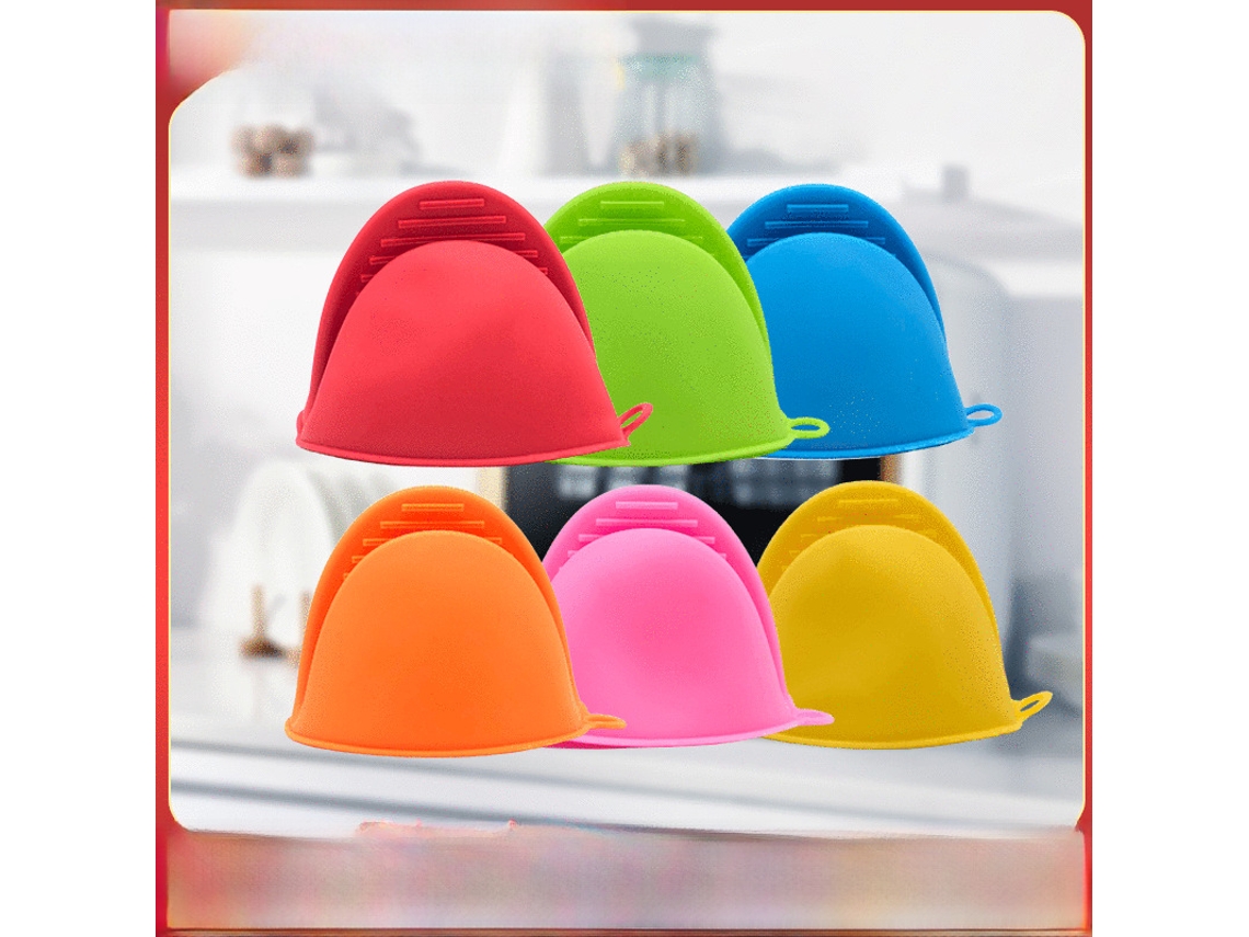 Guantes de cocina antiescaldaduras, con aislamiento térmico, para microondas, para horno y panadería de alta temperatura con agarre seguro