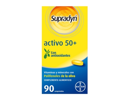Complemento Alimentar SUPRADYN Supradyn Activo 50+ Antioxidante 90 Comprimidos