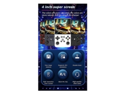 Consola De Juegos Portátil Retro R36max De 64 Gb Y Pantalla Ips De 4,0 Pulgadas. Reproductor De Vídeo Portátil De Bolsillo Compatible Con 30