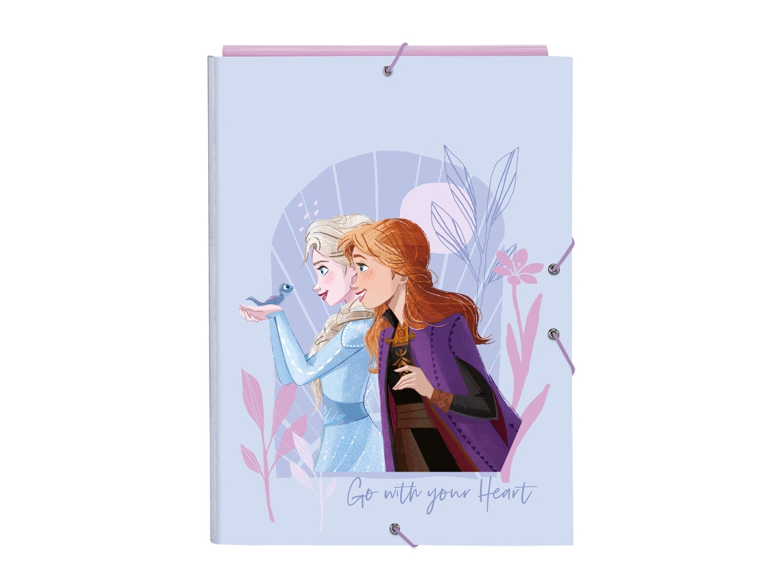 Carpeta FROZEN Believe Lila A4