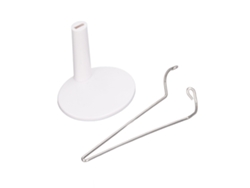Rebe-base Para Muñecas 1/6 De Acero Inoxidable Y Plástico, Soporta Muñecas De 12 Pulgadas, Color Blanco, Ligero