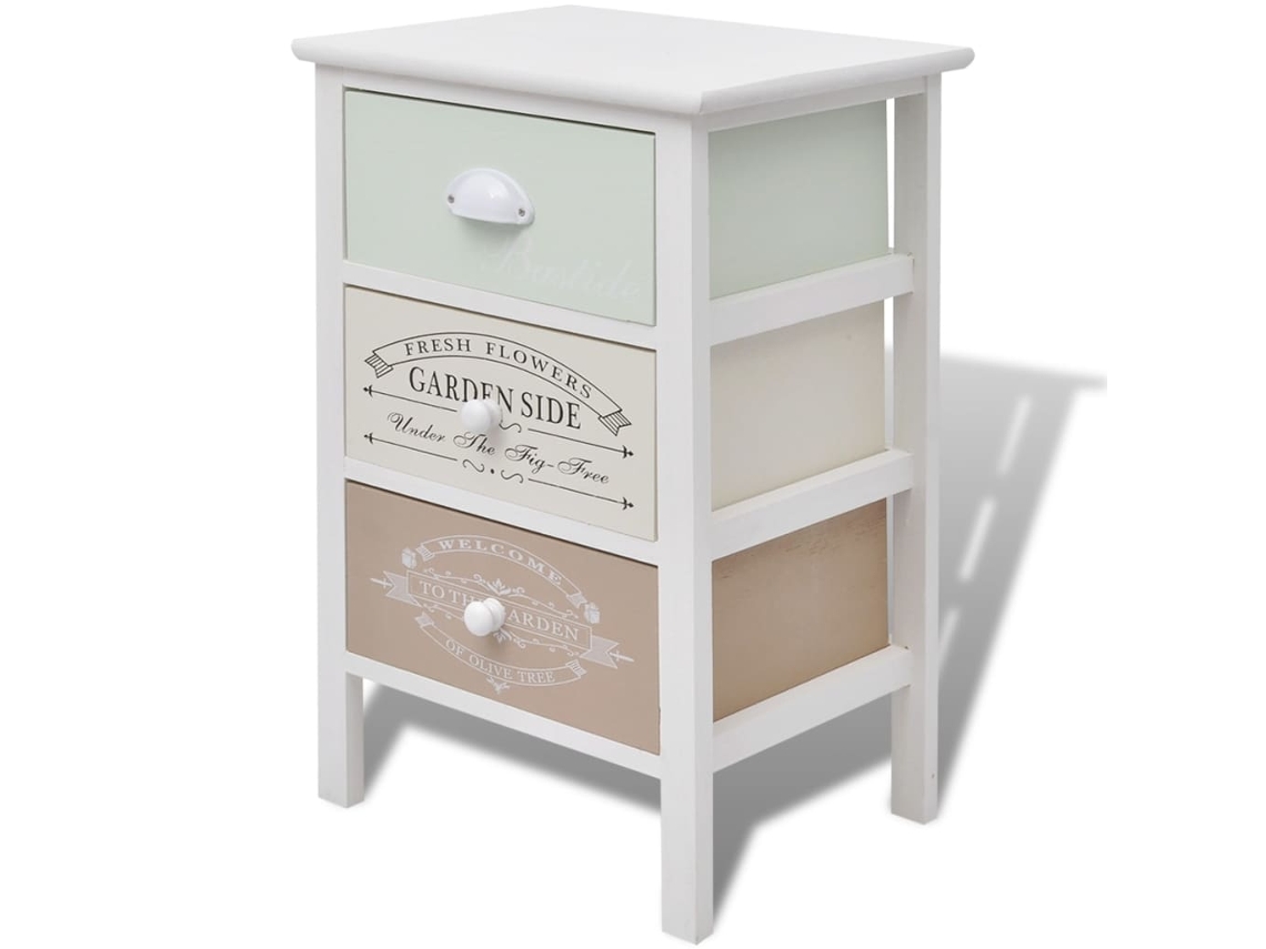 Maison Exclusive - Mueble De Almacenaje Estilo Francés Con 3 Cajones Madera