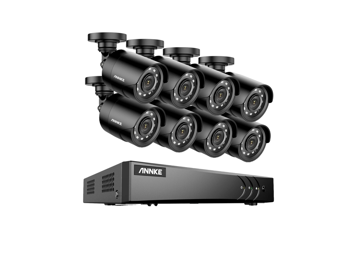 Cámara de vigilancia OEM de 2 MP compatible con 8 cámaras (8 unidades)