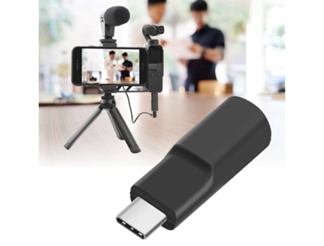 Conector de adaptador de audio para DJI OSMO Pocket Handheld Gimbal Accessiories negro