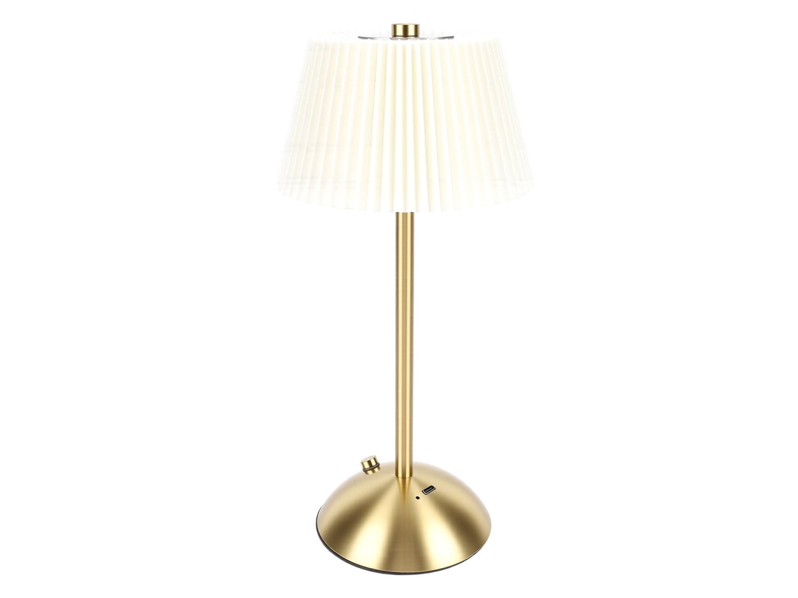 Lámpara Mesa Metálica Plegable Táctil Carga Usb, Luz Ambiental Para Hogar
