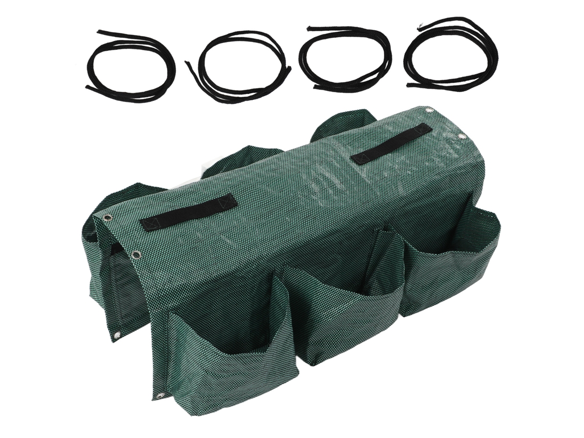 Bolsas De Cultivo Con Múltiples Bolsillos Transpirables Para Plantar Hortalizas De Forma Individual En El Jardín.