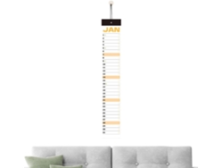 Calendario De Pared 2026, Anual Y Mensual, Grande, Para Gestión, Decoración Moderna Para El Hogar, La Oficina