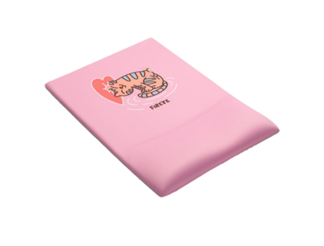 Alfombrilla de ratón de gel de sílice con soporte para muñeca alfombrilla de ratón ergonómica antideslizante para el hogar la oficina - gato de dib...