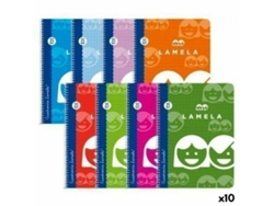 Cuaderno LAMELA Din A4 80 Hojas (10 Unidades)