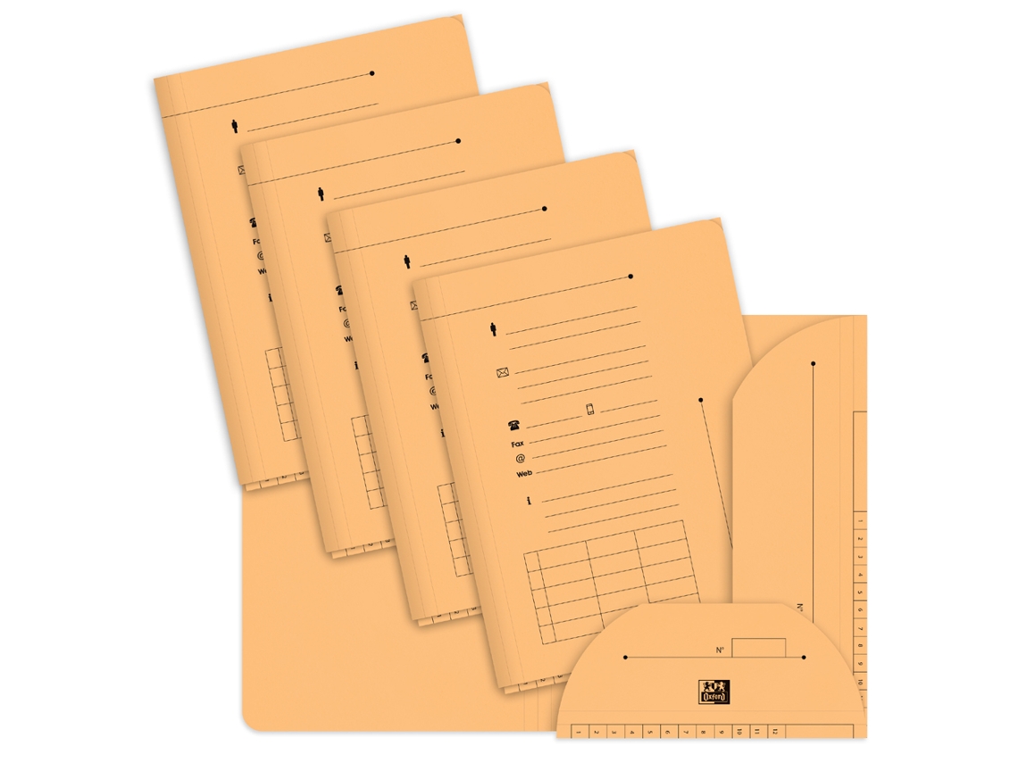 Carpeta OXFORD Pastel color: salmón 240 g/m²
