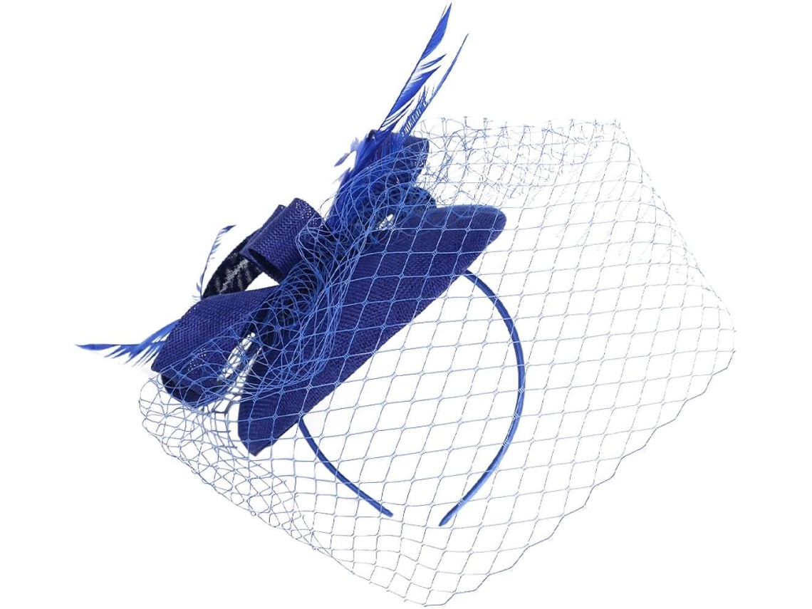 Serrage-tête Plume Fleur En Polyester Ligero, Diadema Y Pince Pour Soirées Fêtes Dansantes, Style