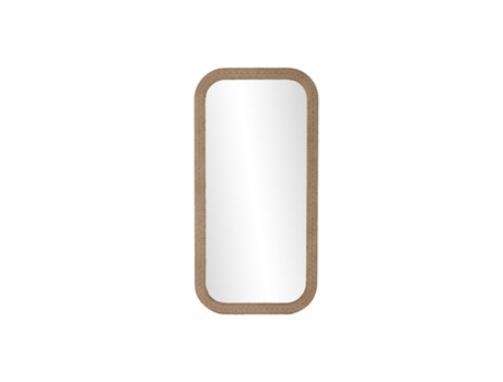 Espejo de pared HOME ESPRIT Natural Cuerda Madera MDF Bali 60x4x120 cm