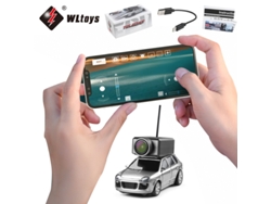 Mini coche RC 164 con cámara FPV 720P, control por aplicación wifi, coche de carreras RC 2025, juguete para niños y niñas Aeuzwr