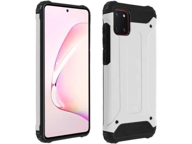 Carcasa Samsung Galaxy Note 10 Lite AVIZAR Defender Plateado