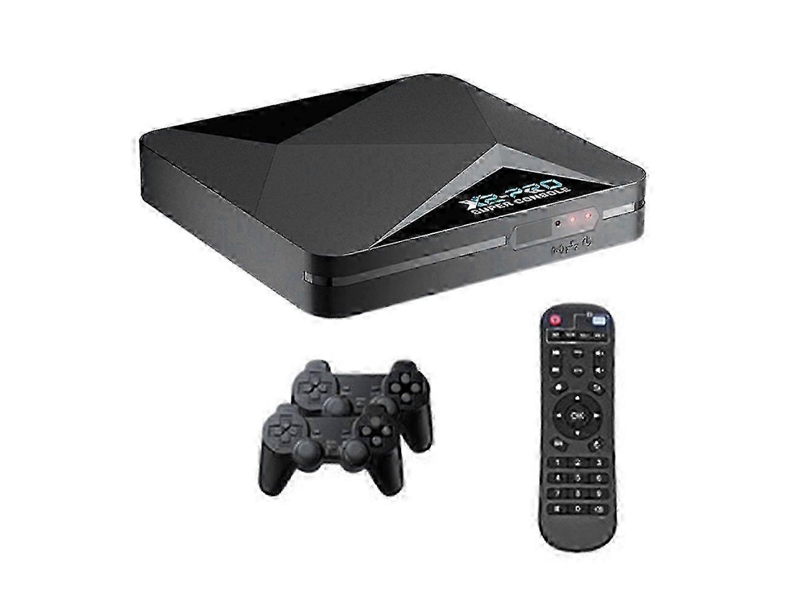 Consola Super Console X2 Pro Retro Smart Game Console TV Box 4K HD Consola de videojuegos clásica Caja de juegos 64 GB Enchufe europeo Hengjian