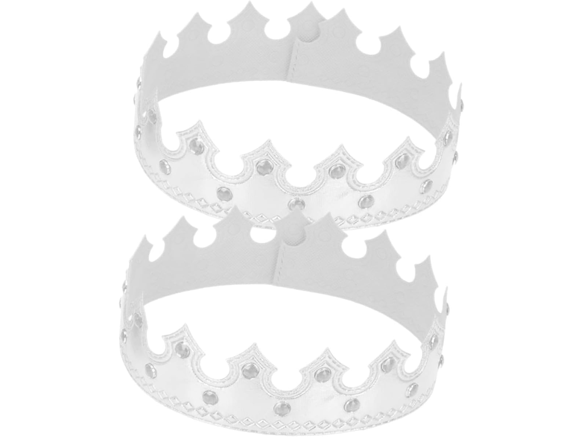 Conjunto De 2 Diademas Plateadas Con Forma De Corona De Cumpleaños Para Bebés, Niños Y Niñas, Y Adultos.