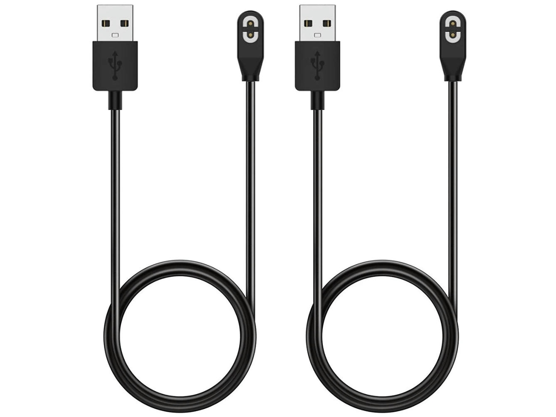 Cargador para SIURN Shokz Openrun/Openrun Pro/Openrun Mini/Aftershokz Aeropex y Opencomm, (paquete de 2, 3,3 pies/1M)
