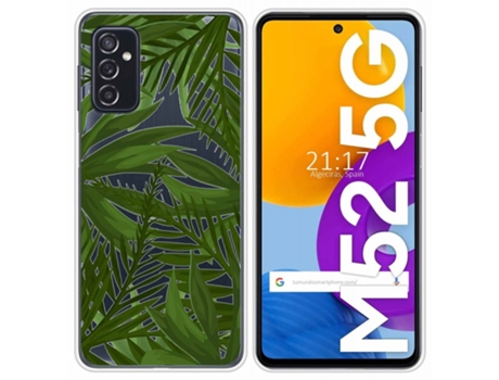 Carcasa Samsung Galaxy M52 5G TUMUNDOSMARTPHONE Dibujos Transparente Multicolor
