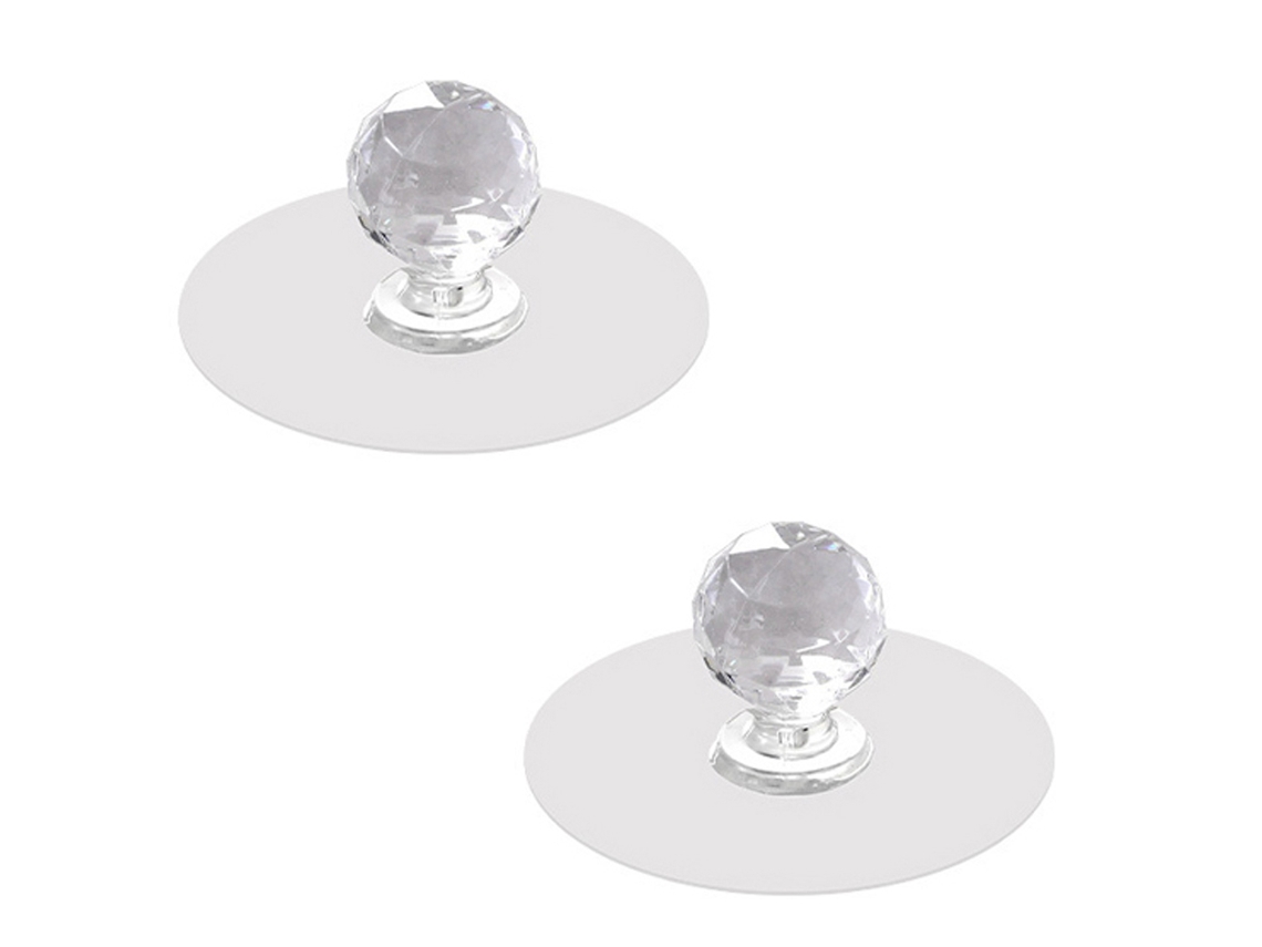 2 clavos acrílicos autoadhesivos para cajones - No requiere perforación
