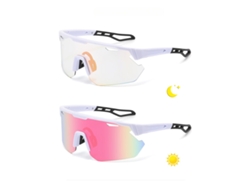 Gafas De Sol Para Ciclistas, Gafas De Sol Fotocromáticas Para Hombre Y Mujer, Protección Uv, 1 Unidad Rosa. Siurn