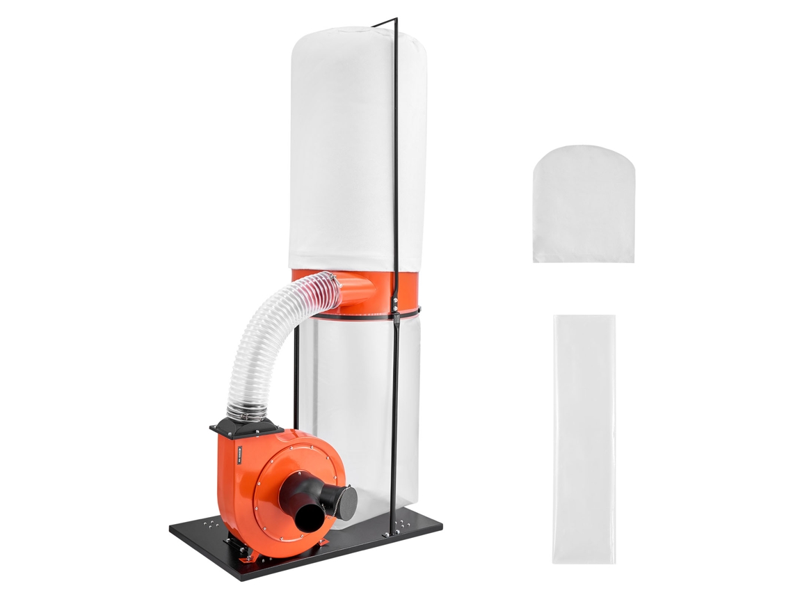 Extractor de polvo 1868,91 metros cúbicos/h 2,5 micras Bolsa de recolección Succebuy 132,5 L