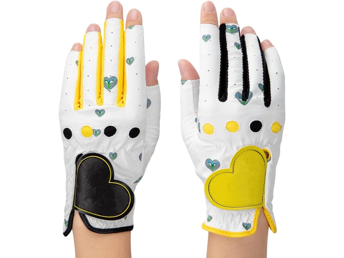 Guantes de golf transpirables, sin dedos, para mano izquierda y derecha, 2 unidades | Sin marca