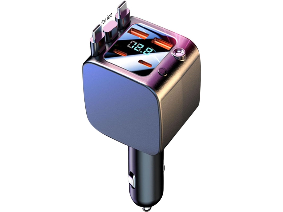 Cargador De Coche Starry Light Con 2 Puertos Usb, Accesorios De Carga De 18 W