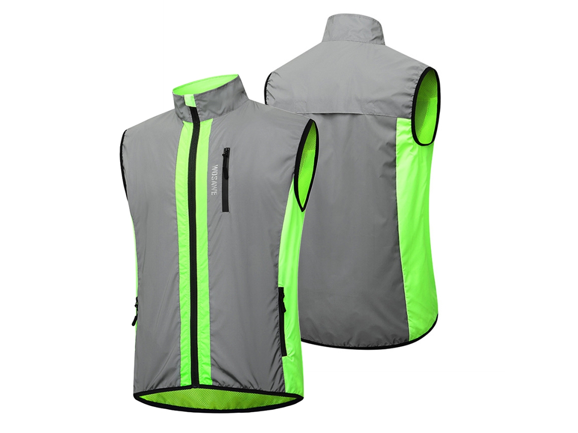 Chaleco Reflectivo Para Hombre Verano Ciclismo Running Sin Mangas Secado Rápido Transpirable Deportivo Gimnasio Fitness