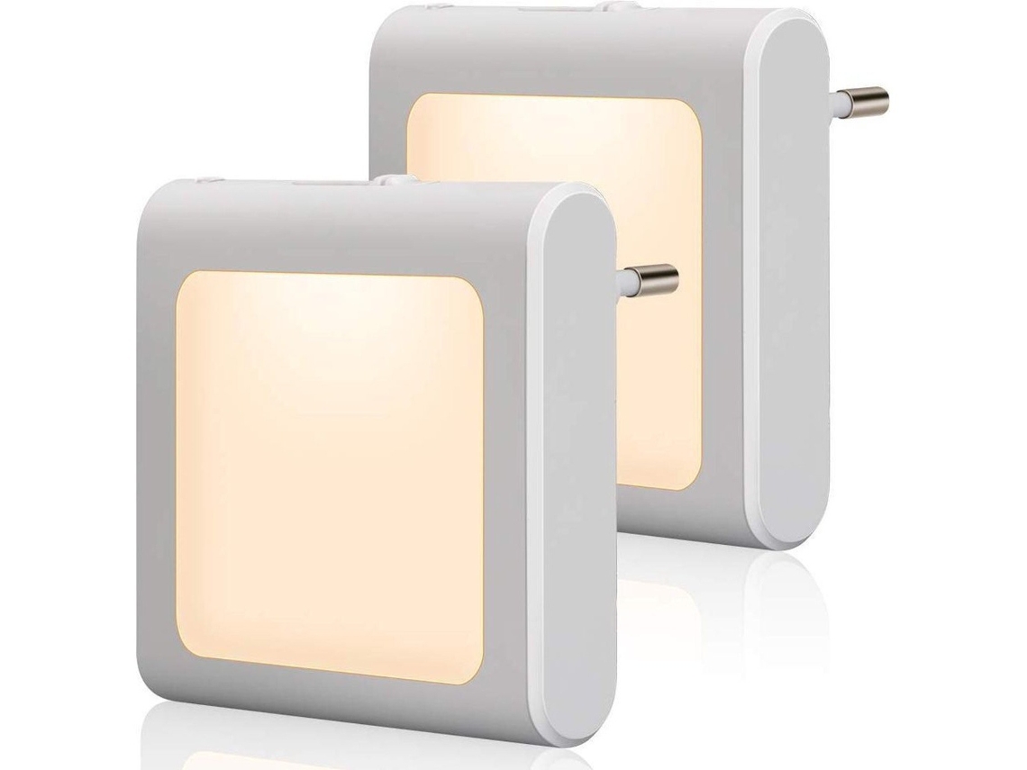 Luz Nocturna Led Enchufable, Con Sensor Día/noche Y Regulable.