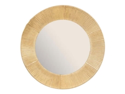 Espejo De Metal Dorado 90Cm FACTORY CUADROS
