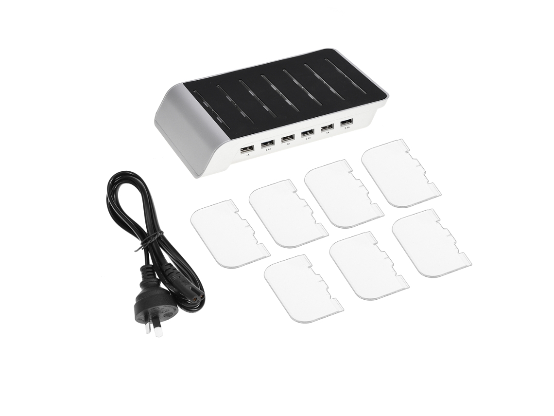 Base De Carga Usb (carga De 6 Puertos, Salida De 10.2a)