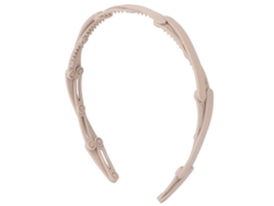 Cinta De Pelo Plegable Compacta Retráctil Para Bolsillo, Diadema Para Niñas Color Caqui