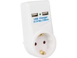 Adaptador de Viaje LEDKIA (Tipo F - USB)