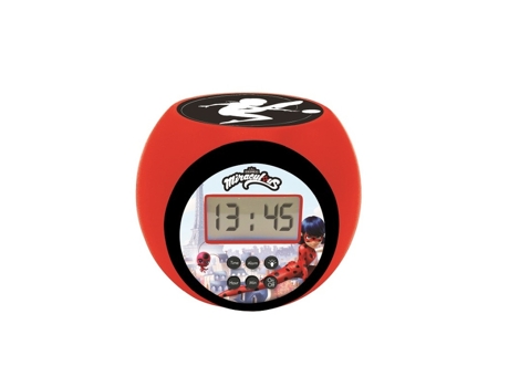 Despertador de Miraculous con Proyector Rl977Mi LEXIBOOK