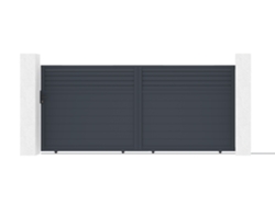 Puerta corredera de aluminio 4m carpatia A.180cm
