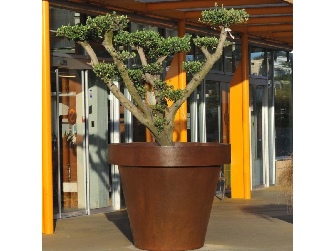 Jardinera Gran Formato Acero Corten Maceta | 75-130x110(h) Cm