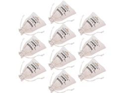 Juego 10 Bolsas Blancas Cordón 13 18 Fiestas Ideales Despedidas Soltera Versátiles Regalo Bodas Prácticas
